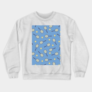 Tennis Pattern Crewneck Sweatshirt